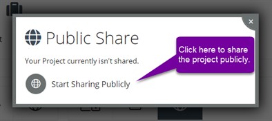 Public Share Modal